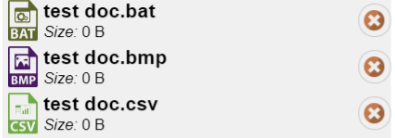 bat, bmp, csv icons